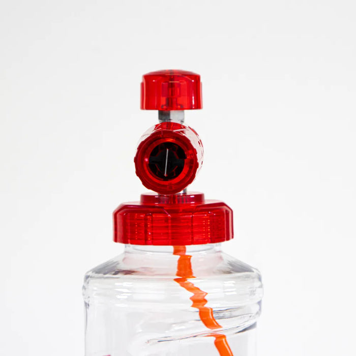 Foam Cannon with 1/4 Inch Stainless Steel Quick Connector Red