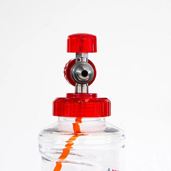 Foam Cannon with 1/4 Inch Stainless Steel Quick Connector Red