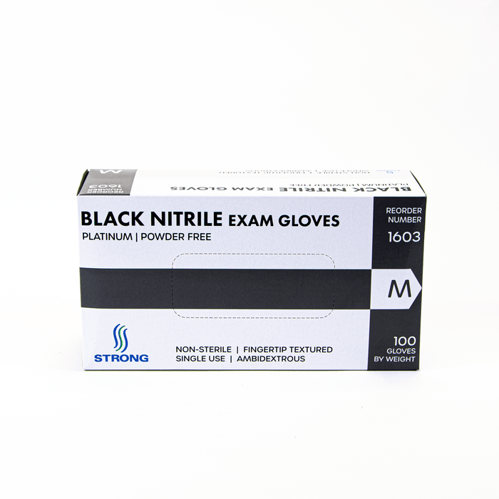 Black Nitrile Gloves